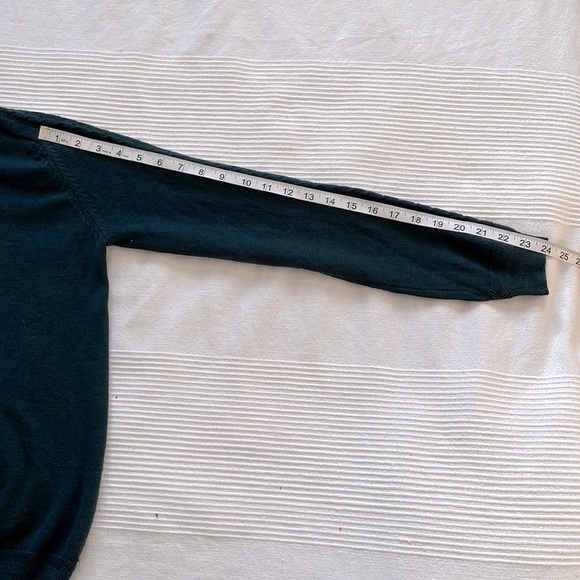WOOYOUNGMI Deep Teal Wool Sweater SIze Small - Picture 7 of 11